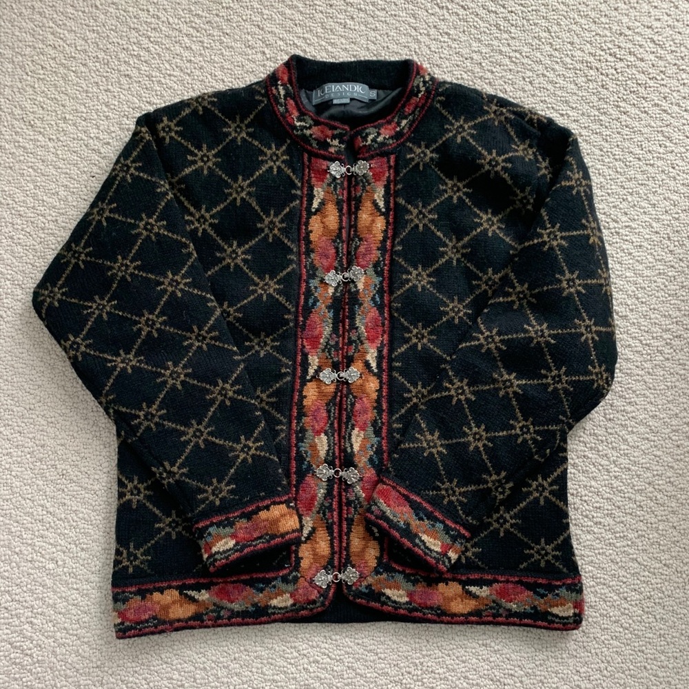 Icelandic Designs Nordic wool jacket cardigan S